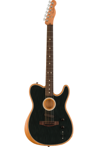 Fender  Acoustasonic Player Telecaster Rosewood Fingerboard - Brushed Black